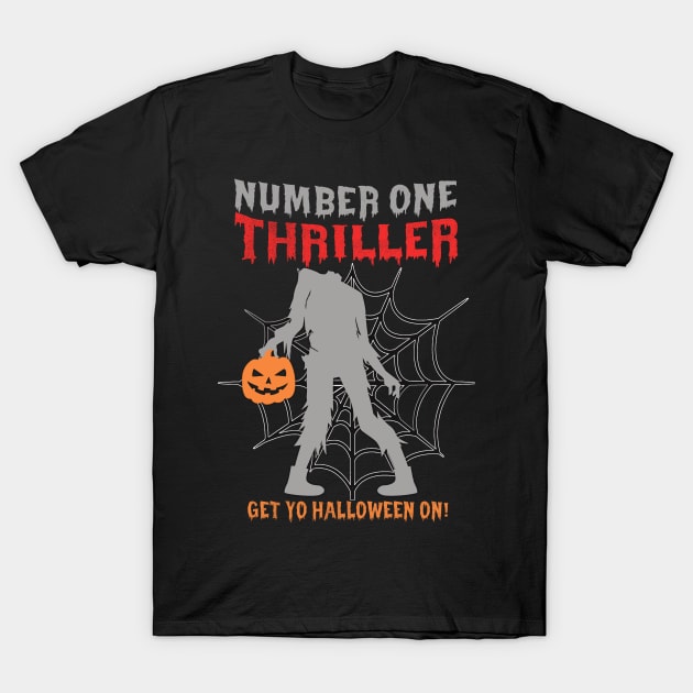 Halloween Thriller T-Shirt by GLStyleDesigns